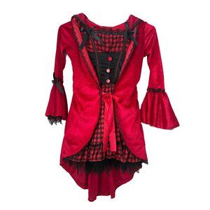 Cosplay Little Red Riding Hood Costume Size Medium 7/8 Kids Children Girls